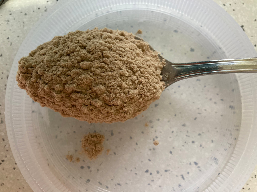 Picture of Marlo's gut health powder in a spoon